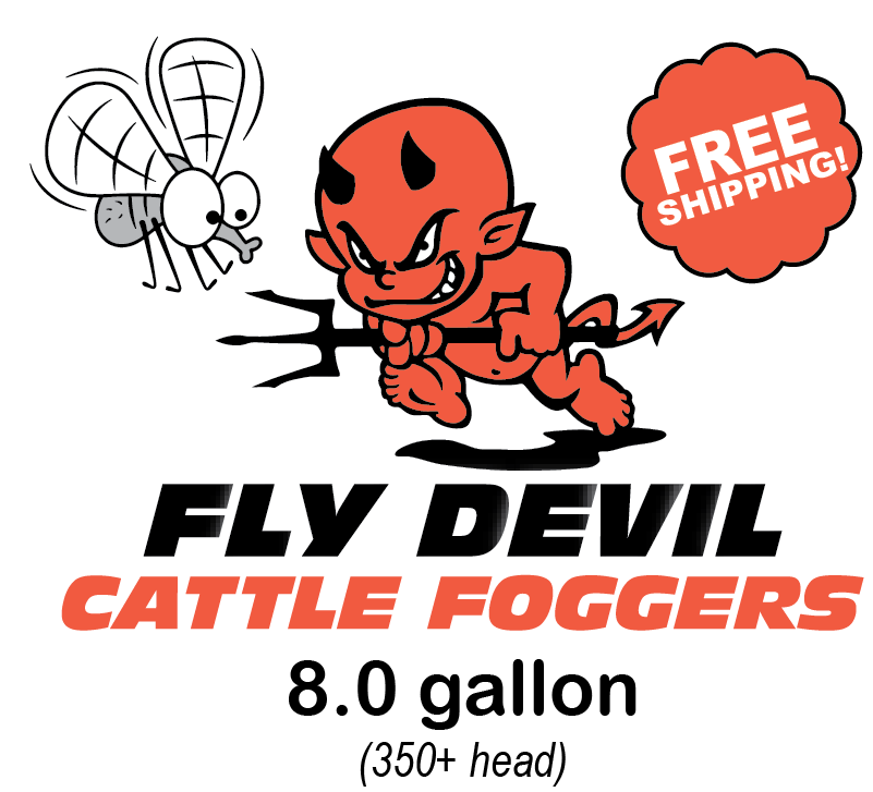 Fly Devil Cattle Fogger System - 8.0 gallon
